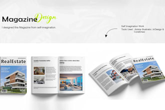 design luxury magazine, booklet and catalog