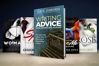 create professional book cover, ebook cover and kdp book design