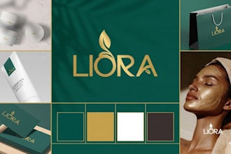 design editable canva branding kit, social media templates and brand identity