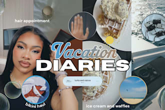 design aesthetic vlog diary youtube thumbnails