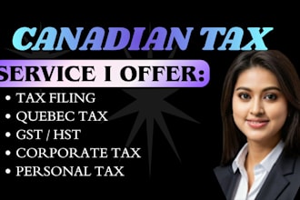 file canadian corporation tax return t2, personal tax t1, business tax, gst hst
