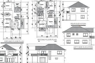 draw architectural plans in autocad and revit