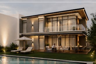 do 3d exterior rendering