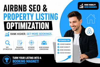 do airbnb SEO and property listing optimization to increase your bookings