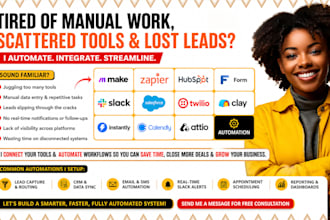 make zapier hubspot form slack salesforce twilio clay instantly  calendly attio