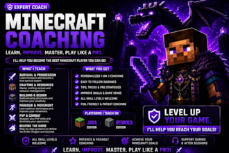 be your professional minecraft coach