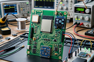 design iot pcb, esp32 hardware and smart electronics