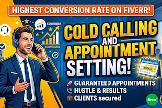 cold calling and appointment setting with reporting