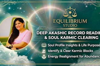 do a deep akashic record reading and soul karmic clearing