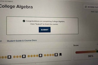 do sophia learning, wgu, snhu, studycom, straighterline, assignments