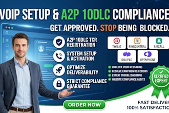 setup twilio ringcentral aircall dialpad voip a2p 10dlc tcr reg openphone