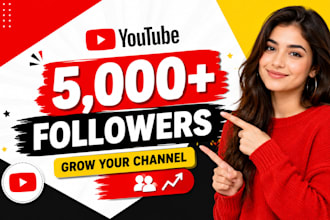 promote 5,000 youtube followers manually