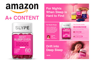 create and design premium amazon a plus  content