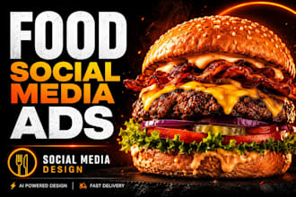 design modern restaurant food flyer and social media post