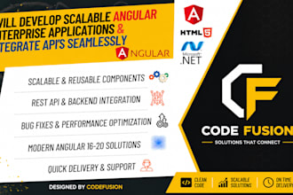 develop angular web applications with API integration