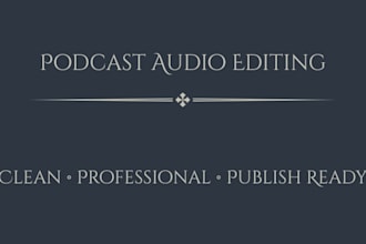 edit and polish your podcast episodes