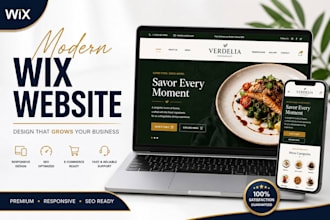 design or redesign your wix website and ecommerce store