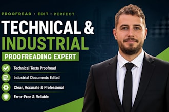 proofread and edit german technical and industrial texts