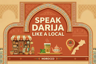 teach you moroccan darija beginner friendly in french or english