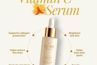 design luxury skincare social media posts