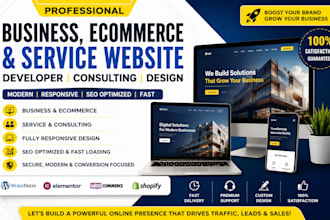 build business ecommerce and service website developer consulting website design