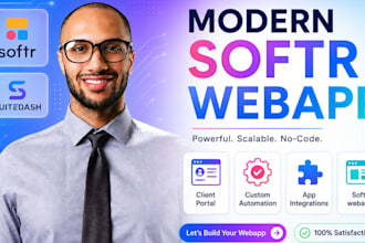 build custom client portal softr portal suitedash crm softr webapp