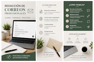 redactar correos profesionales en español