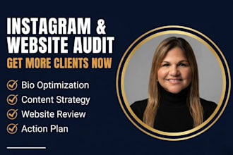 audit your instagram and website to help you attract more clients