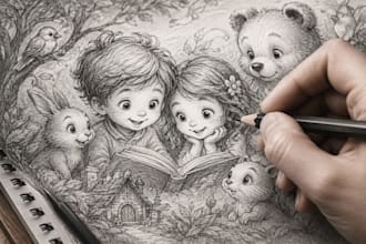 create children book illustration and storybook art