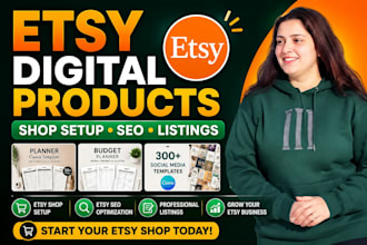 set up your etsy shop and optimize etsy listings with SEO