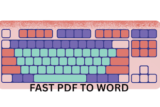 convert PDF, images and handwritten notes to word