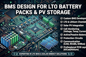 do bms design for lto battery packs and photovoltaic storage