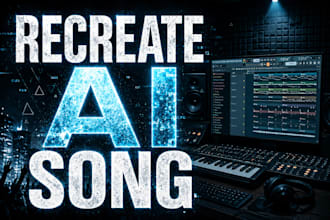 recreate ai song with real vocals or instrumental