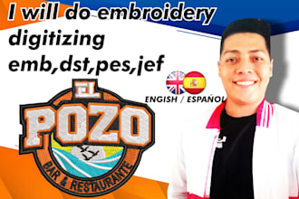 do the digitizing of your embroidery in 40 minutes or less