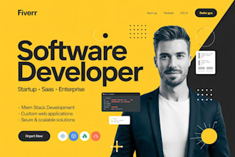 be your mern stack developer for web app development and software development