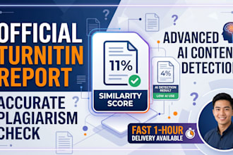 check plagiarism and ai report for your documents