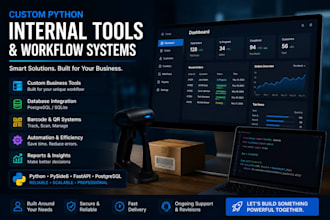 build internal business software tools