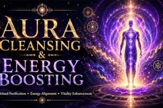 do a strong aura cleansing and energy boost spell