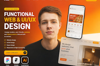 design and build a modern functional website