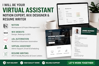 do customised notion template notion dashboard website notion consultant expert