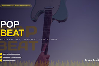 produce a professional pop beat, instrumental