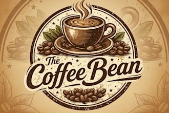 do awesome vintage coffee logo