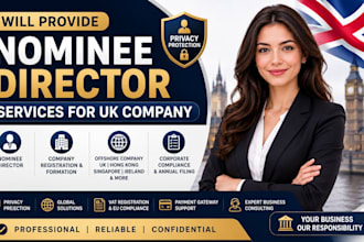 provide nominee director services for UK company