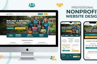 design non profit website charity website nonprofit website donation website ngo