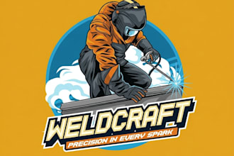 design amazing wonderful welding and fabrication logo