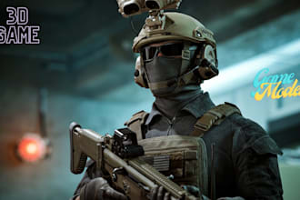 create a game ready 3d character model with blender sculpting and pbr texturing