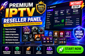 configure reseller panel , strong 8k, lion ott, dream 4k, trex panel, tivione