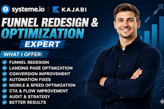 redesign and optimize your systeme io funnel for more conversions
