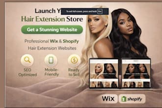 build hair extension website hair extension store shopify wix hair extension web