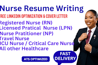 design a modern healthcare resume for nurses and medical professionals